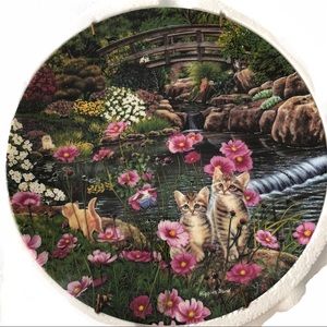 Plate GARDEN SECRET Nine Lives HIGGINS BOND KITTEN
